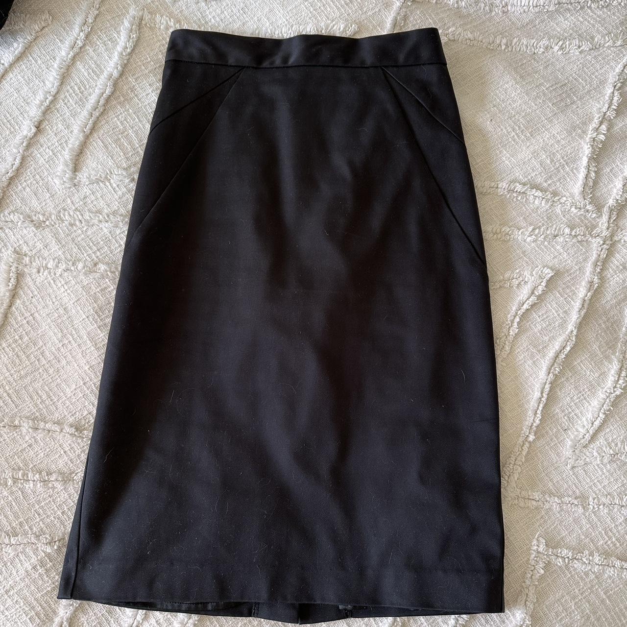 Sheike skirt black corporate pencil. Size 8... - Depop