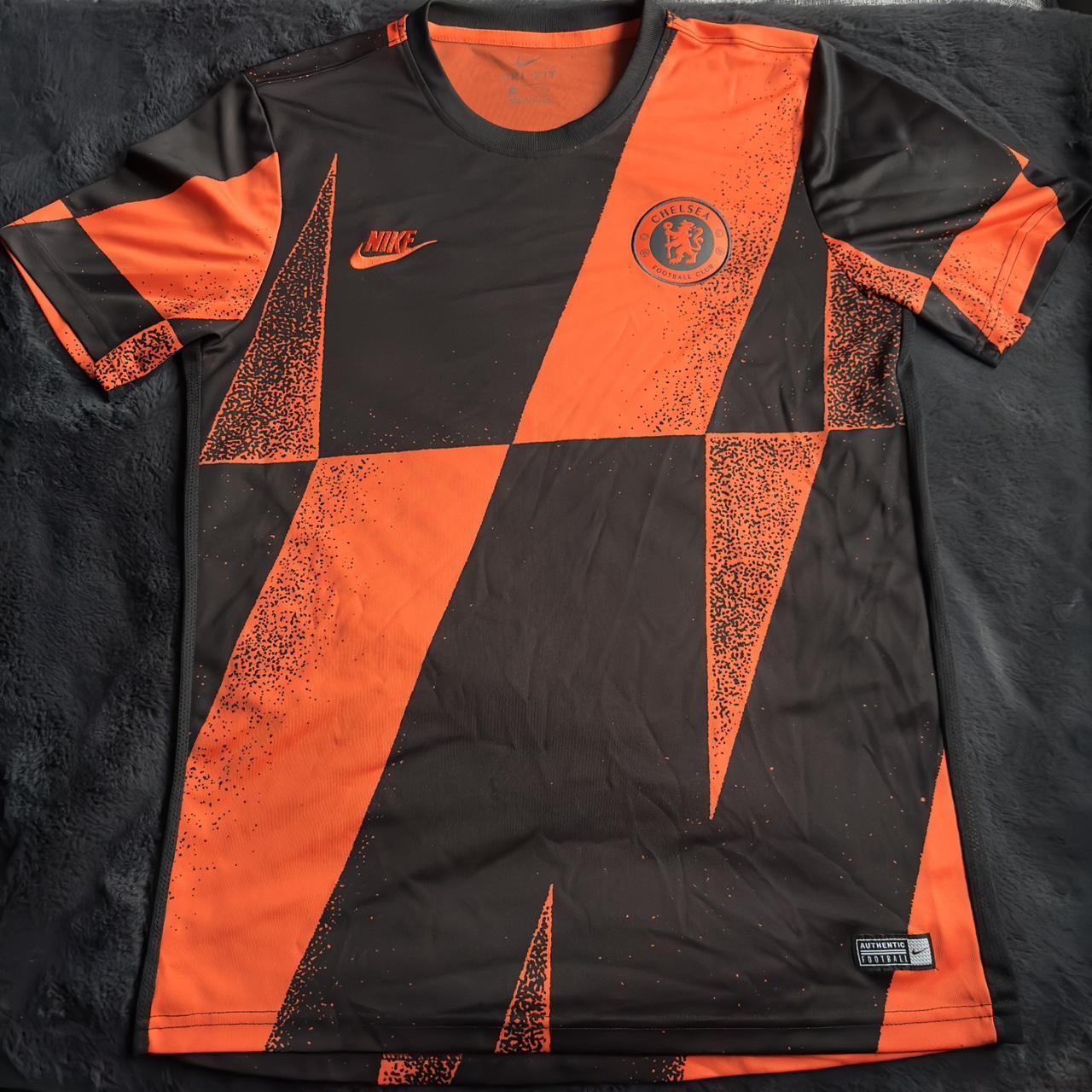 Football Shirt Orange And Grey Chelsea Shirt Chelsea Connect