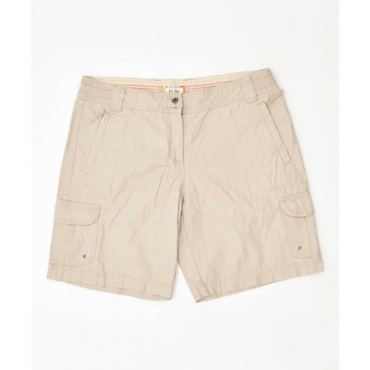 FAT FACE Womens Cargo Shorts UK 16 Large W36... Depop