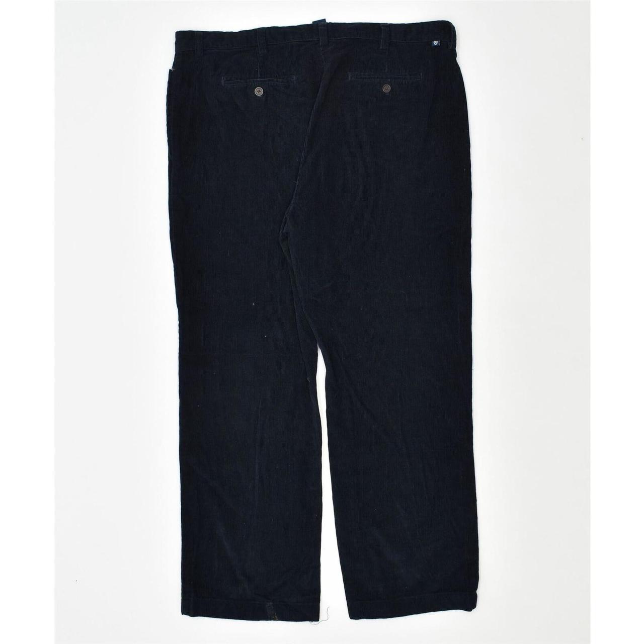 CHAPS Mens Straight Corduroy Trousers W40 L32 Navy... Depop