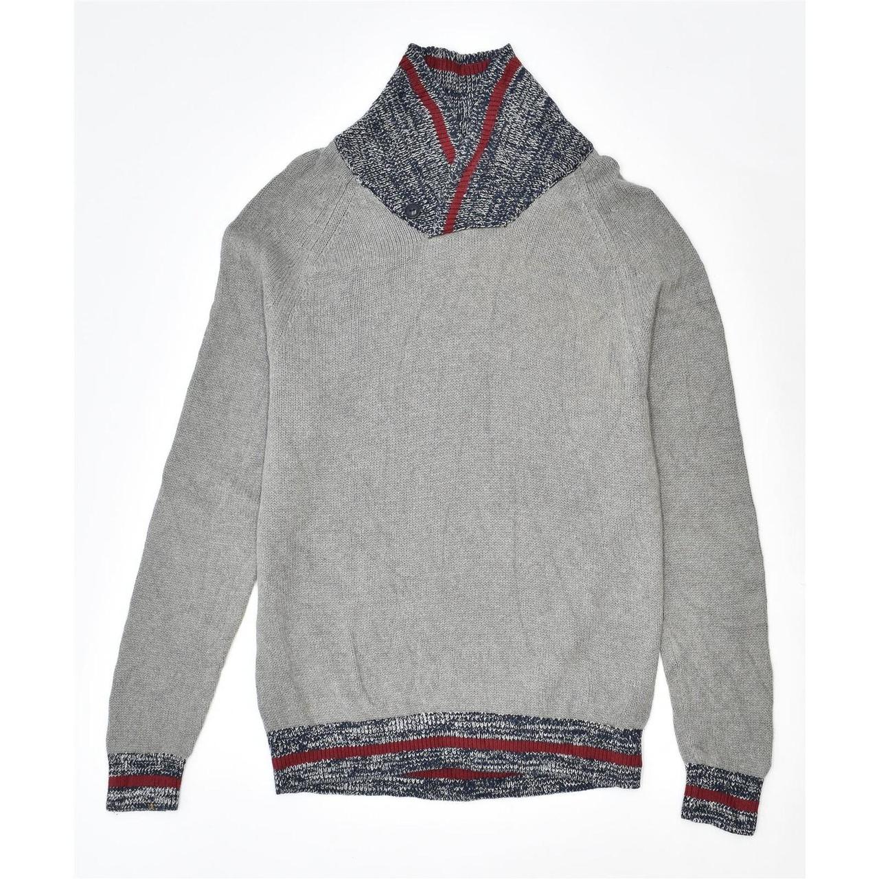 mens shawl neck jumper