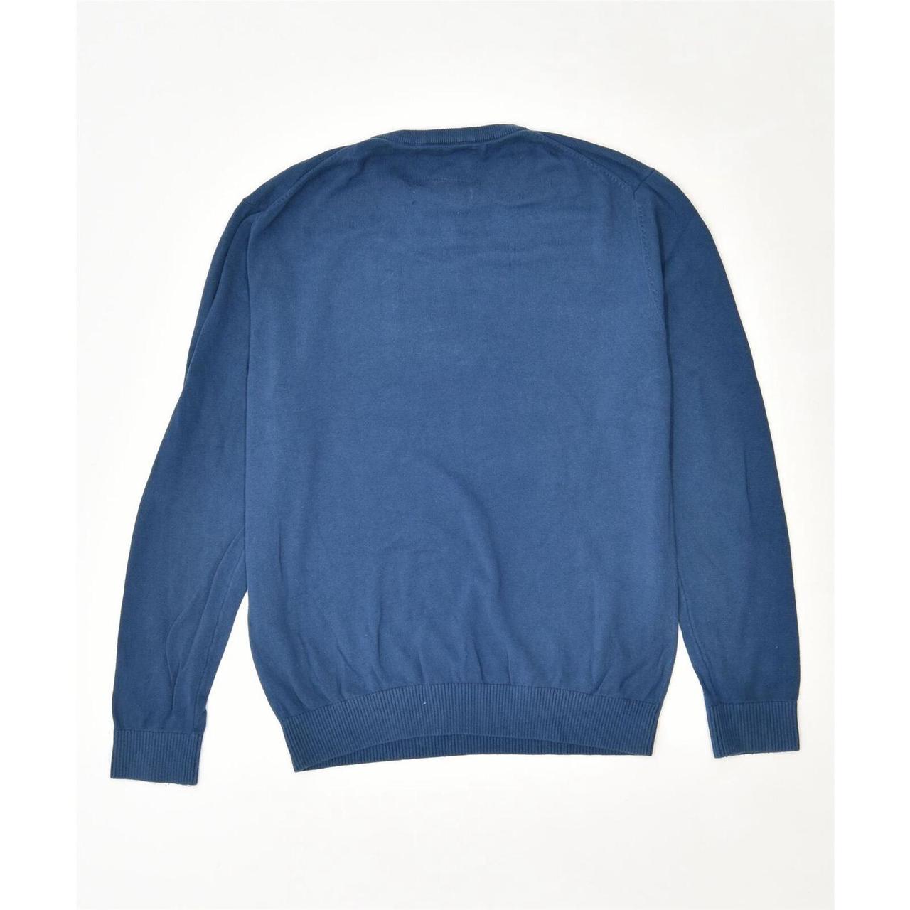 JOULES Mens Crew Neck Jumper Sweater Medium Blue... Depop