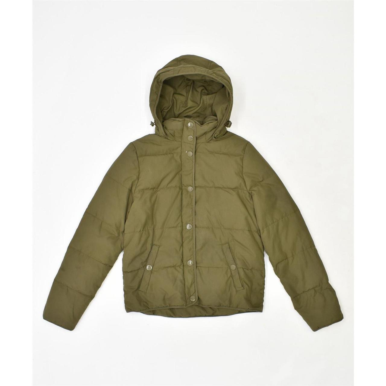 J. CREW Womens Hooded Padded Jacket UK 12 Medium... Depop