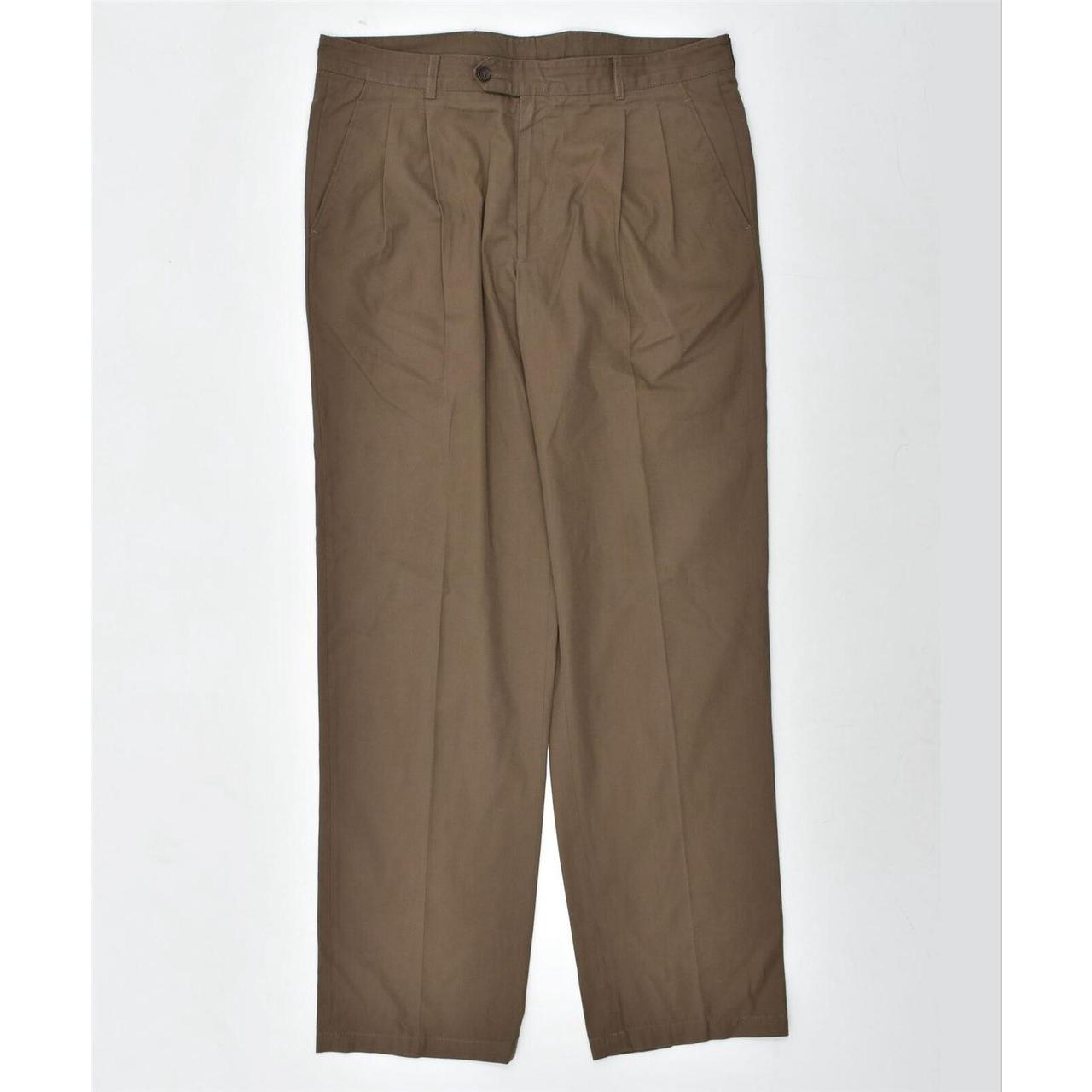 Chinon Men's Brown Trousers