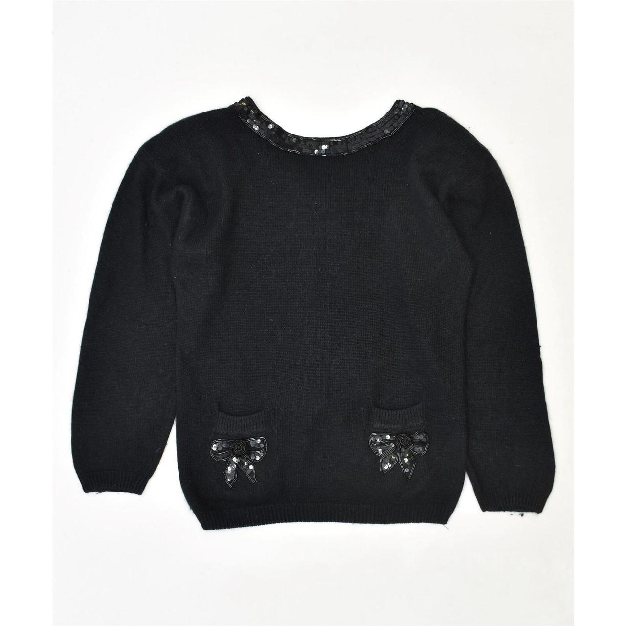 Smith Women's Black Jumper | Depop