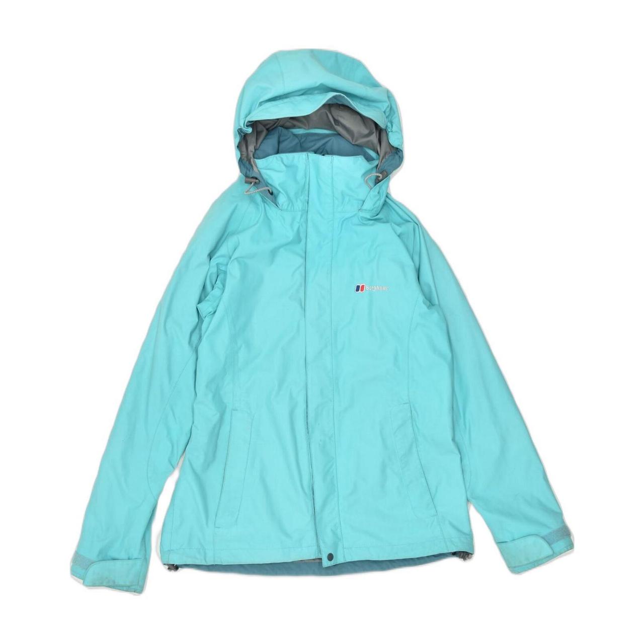 BERGHAUS Womens Hooded Rain Jacket UK 10 Small... Depop