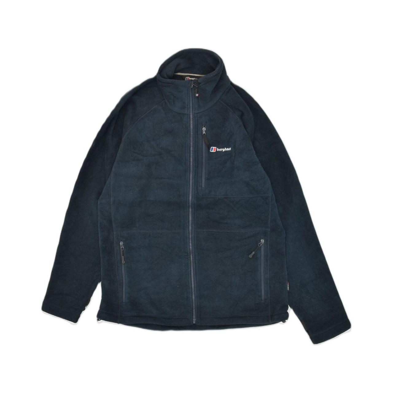 BERGHAUS Mens Fleece Jacket UK 42 XL Navy Blue... Depop