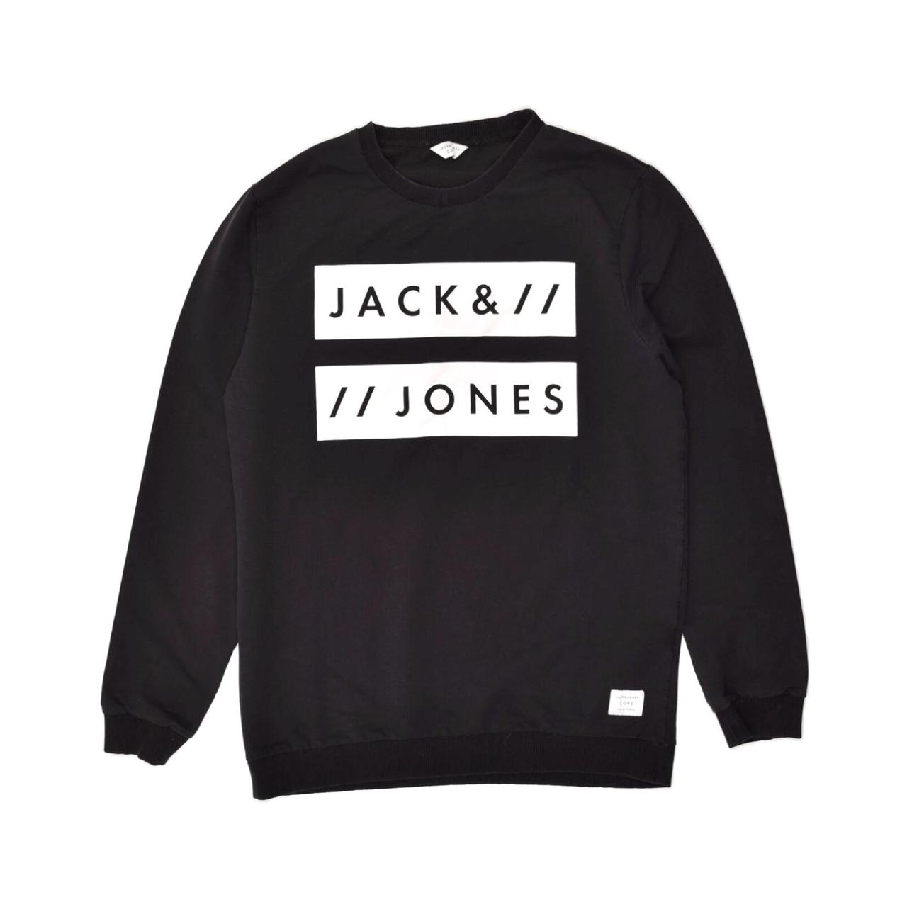 JACK & JONES Mens Graphic Sweatshirt Jumper Large... - Depop