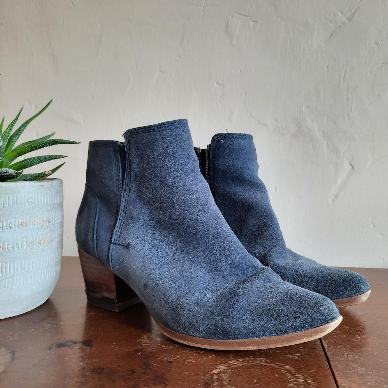 Aldo navy blue boots hotsell