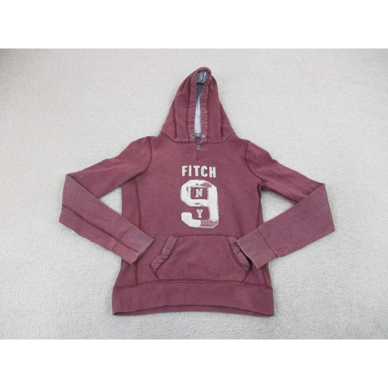 Abercrombie & Fitch Sweater Womens Medium Red White... - Depop