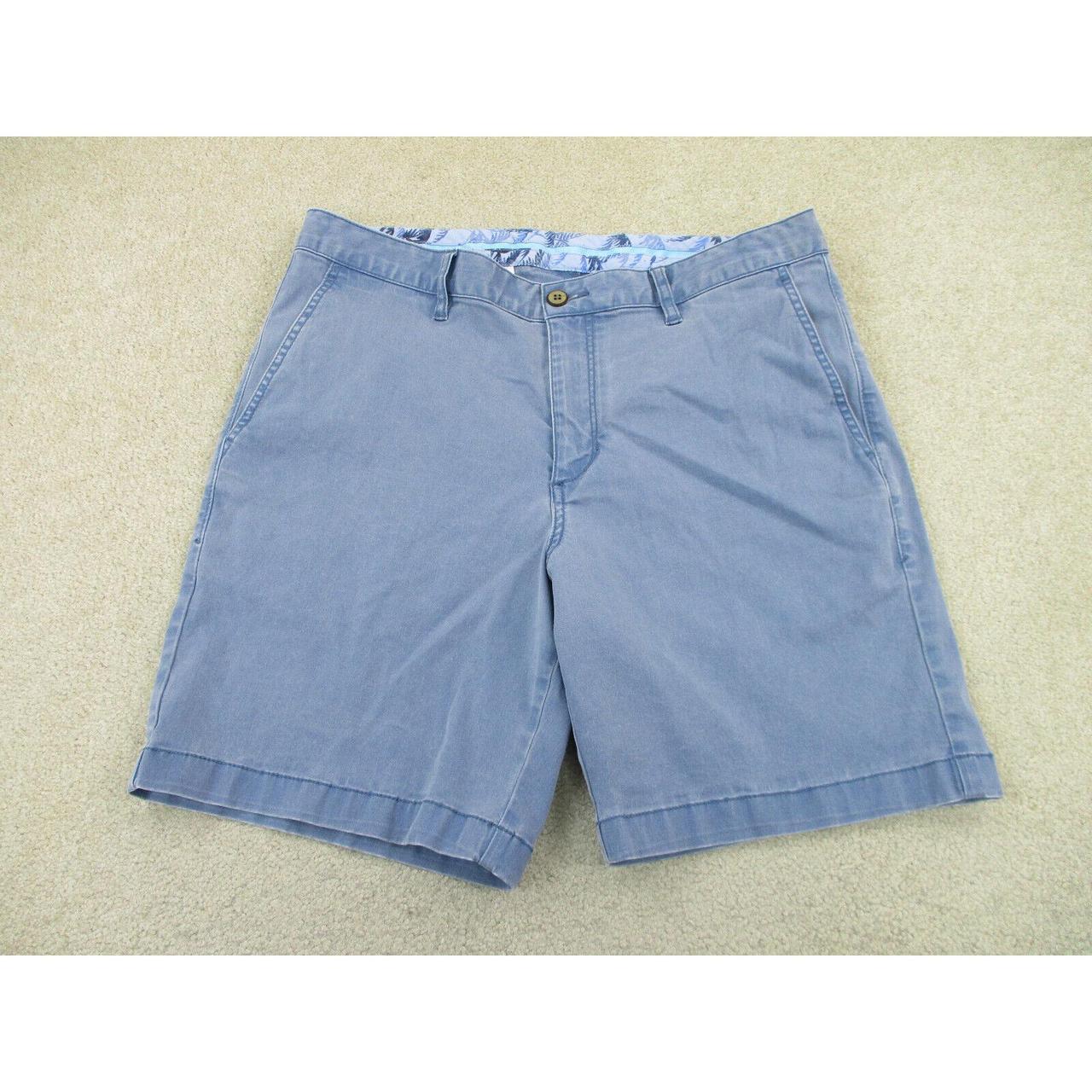 Tommy Bahama Men's Khaki and Blue Shorts | Depop