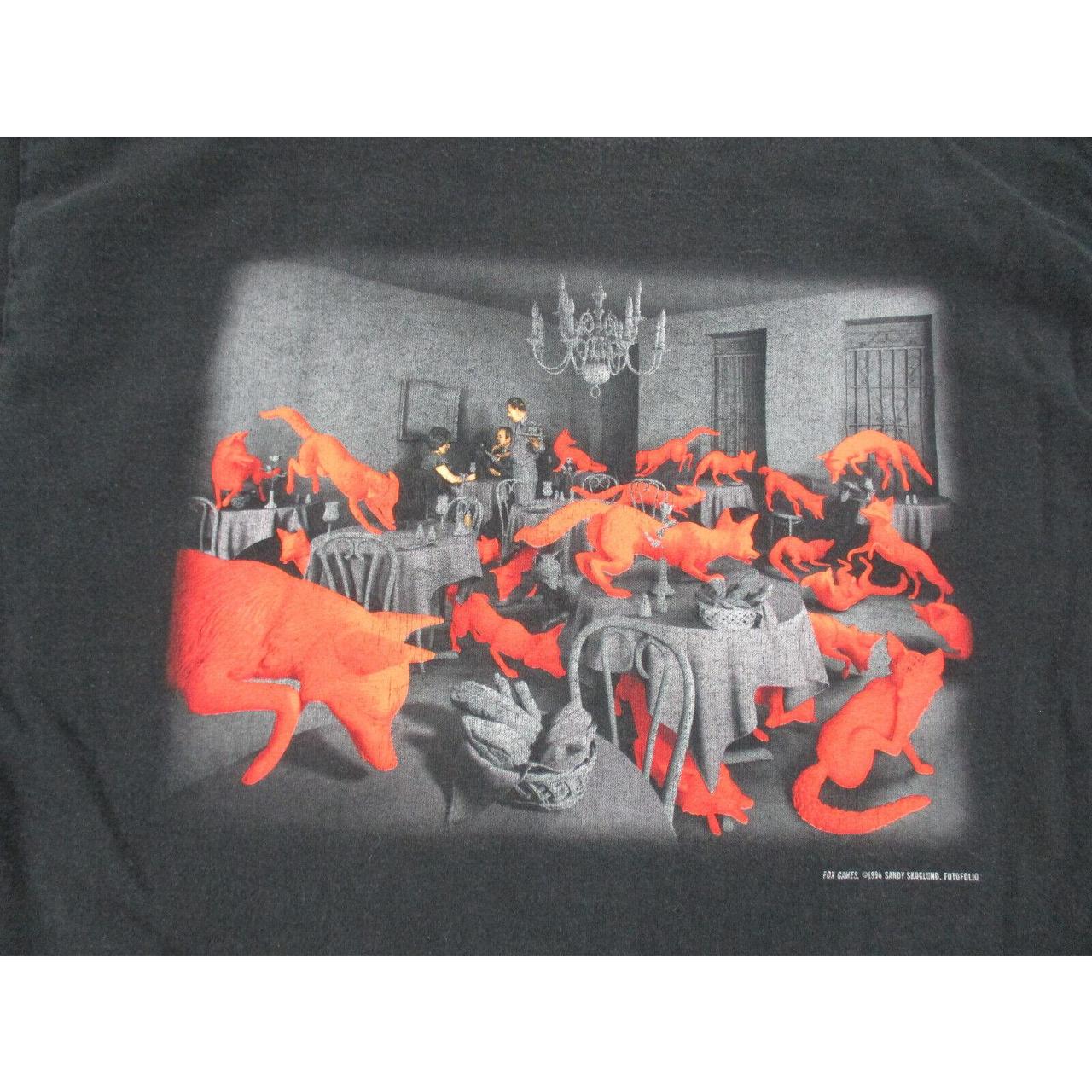 VINTAGE Sandy Skoglund Shirt Adult Large Black Art... - Depop