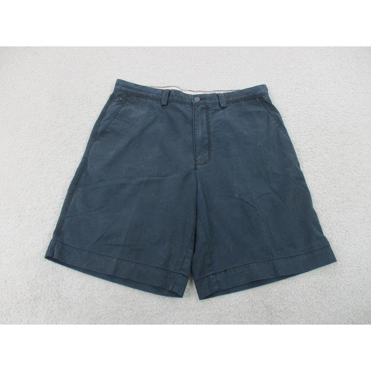 Tommy Bahama Shorts Mens 34 Blue Chino Khaki Pocket... - Depop