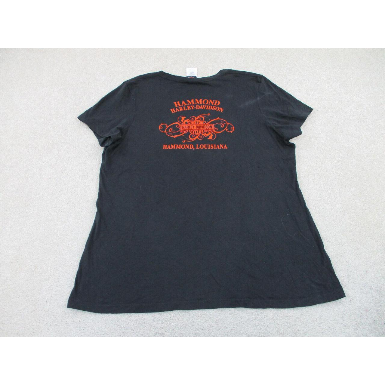 Harley Davidson Women's Black T-shirt | Depop