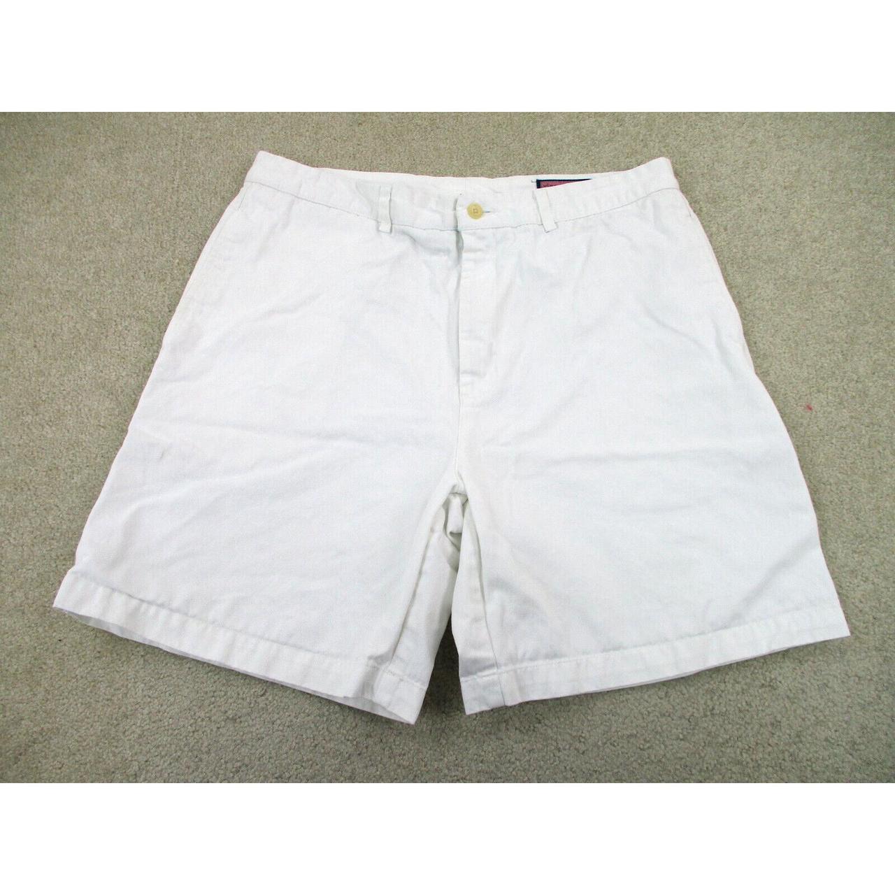 Vineyard Vines Men's Khaki and White Shorts | Depop