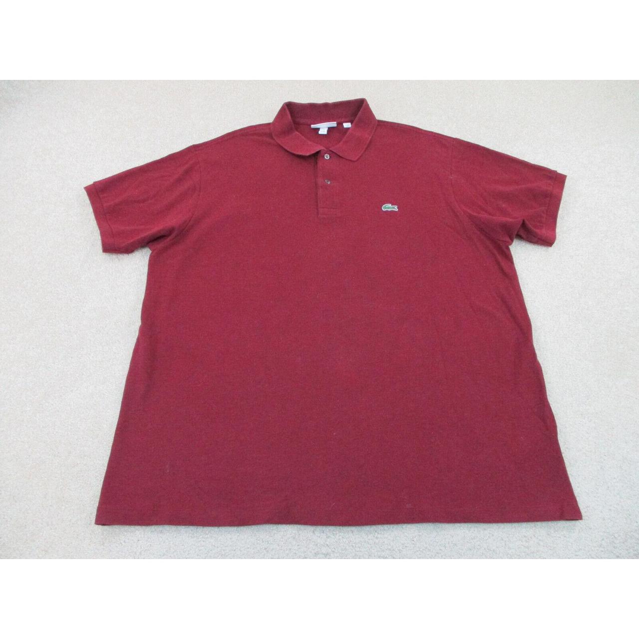 Lacoste Shirt Adult 3XL XXXL Size 8 Red... Depop