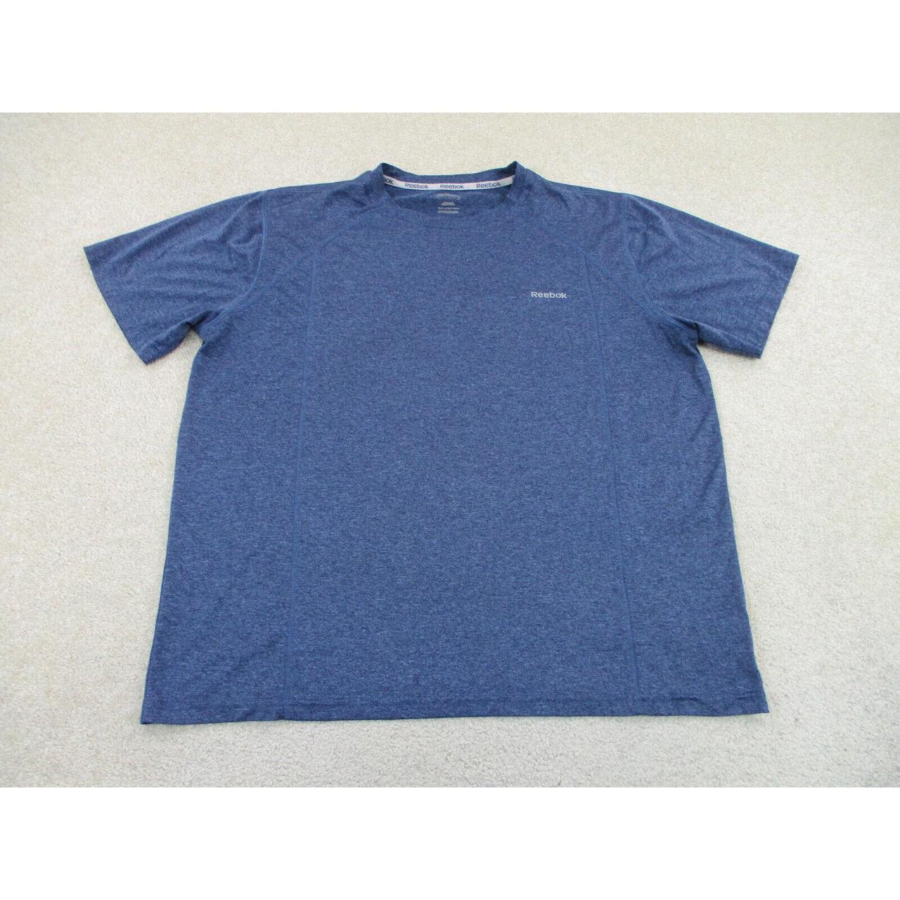 Reebok Men's T-Shirt - Blue - L