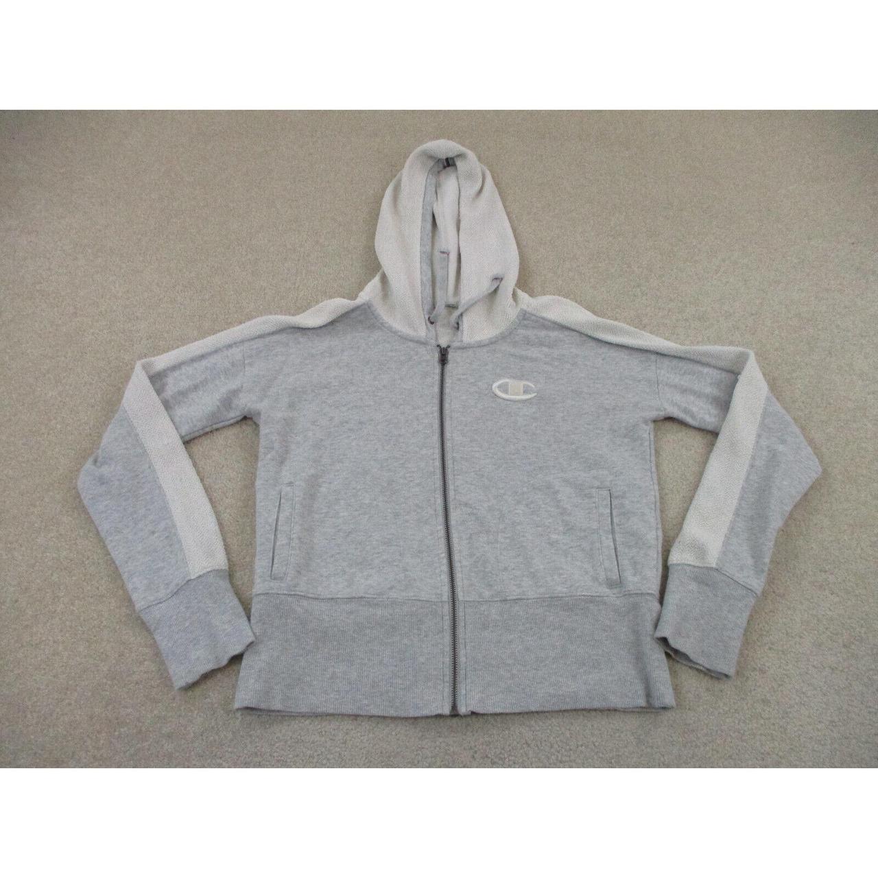 Champion grey jumper womens hot sale