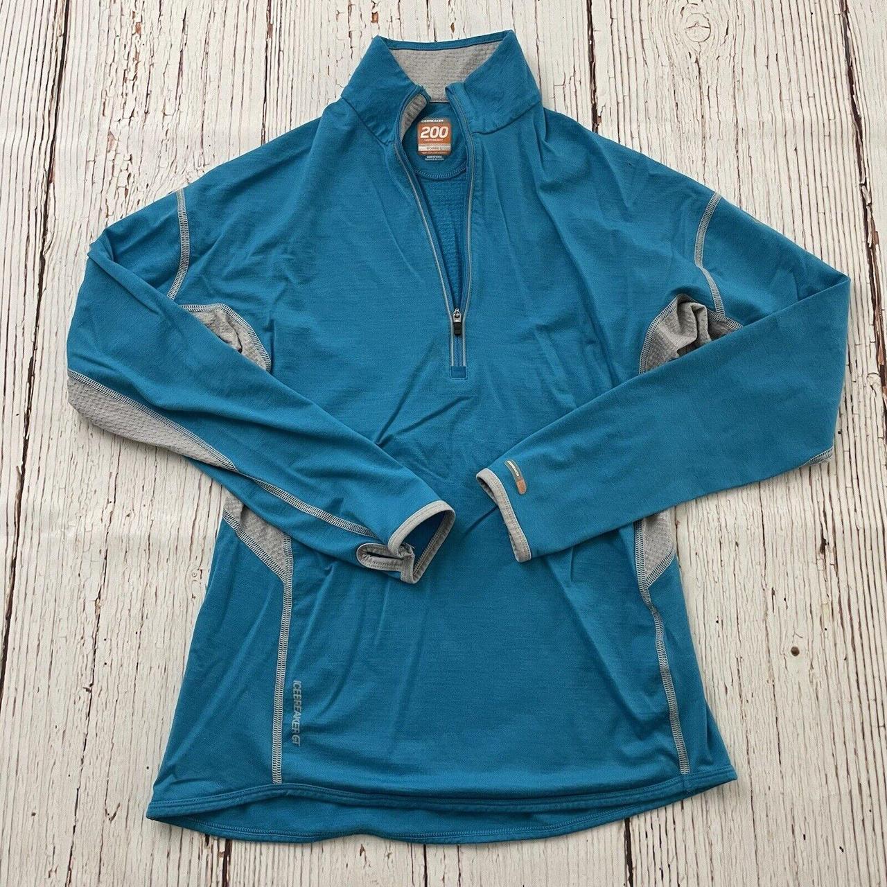 Icebreaker GT Lightweight 200 1/4 Zip Pullover... - Depop