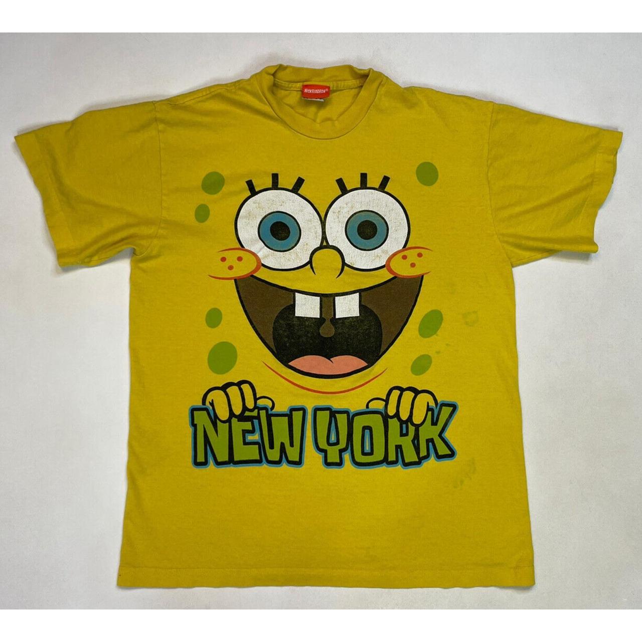 VINTAGE SpongeBob Squarepants New York 2008 T-shirt... - Depop