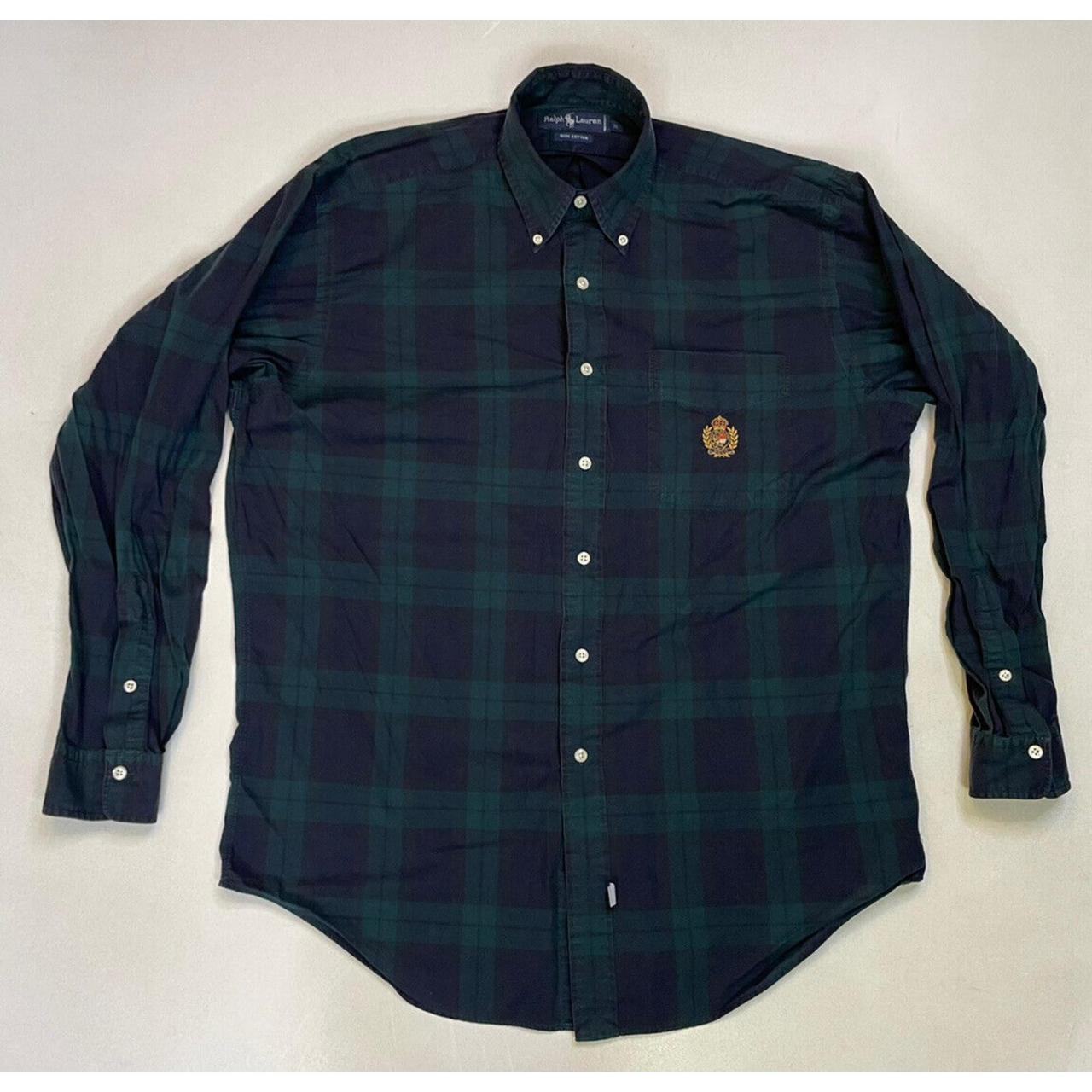 Polo Ralph Lauren Cookie Crest Plaid Shirt Men... Depop