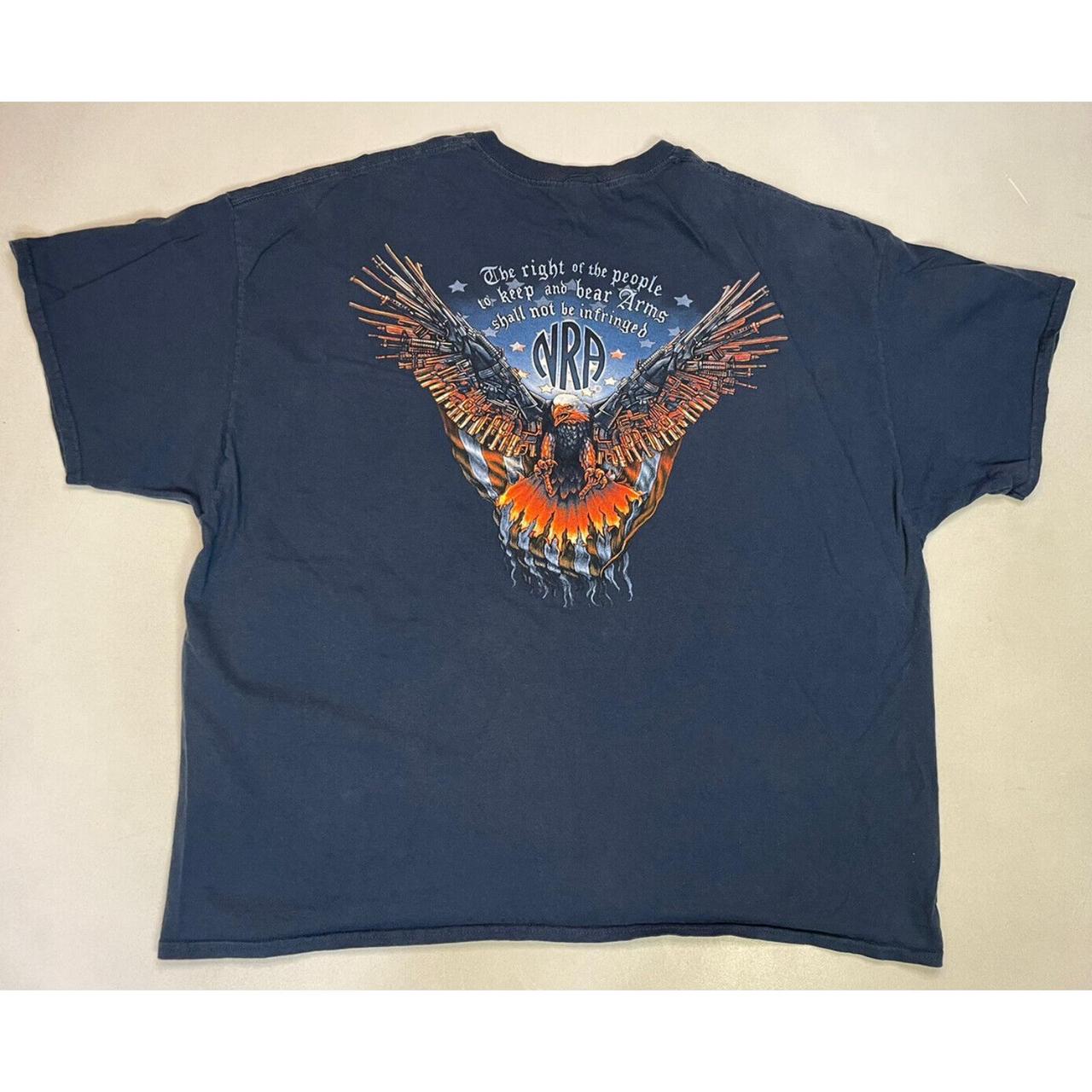 Eagle Men's Blue T-shirt | Depop