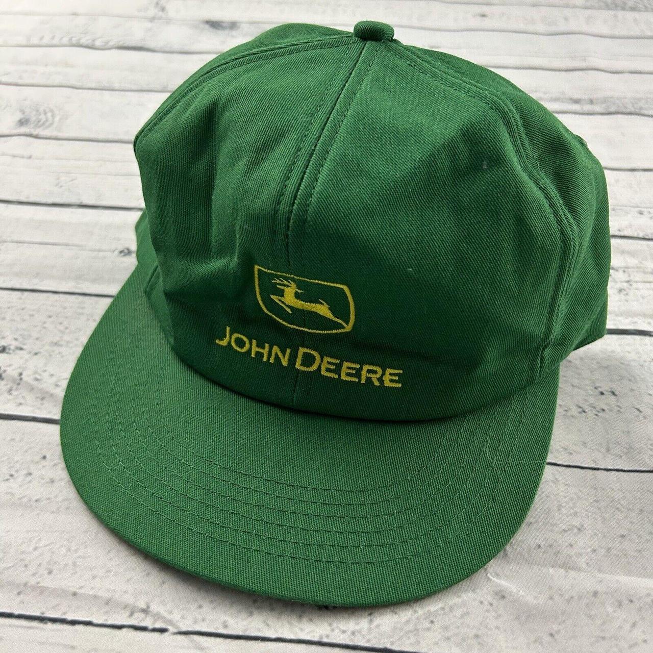 Vintage John Deere Foam Interior Snapback Hat K... - Depop