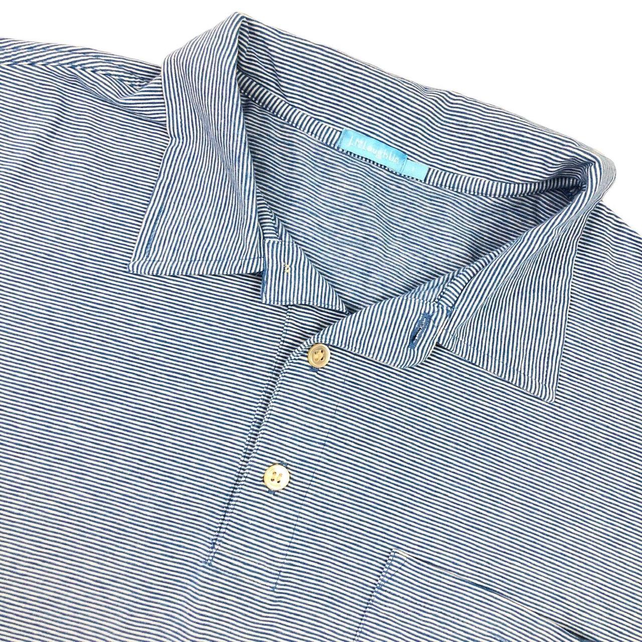 J.McLaughlin Men's Blue Polo-shirts | Depop