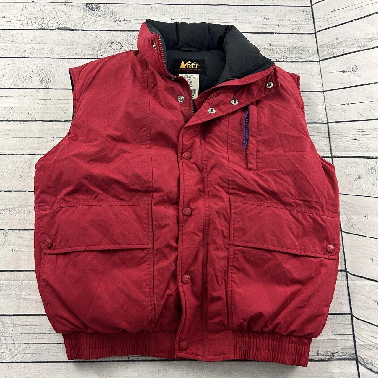 Vintage Rei Goose Down Outdoor Vest Men's Medium - Depop