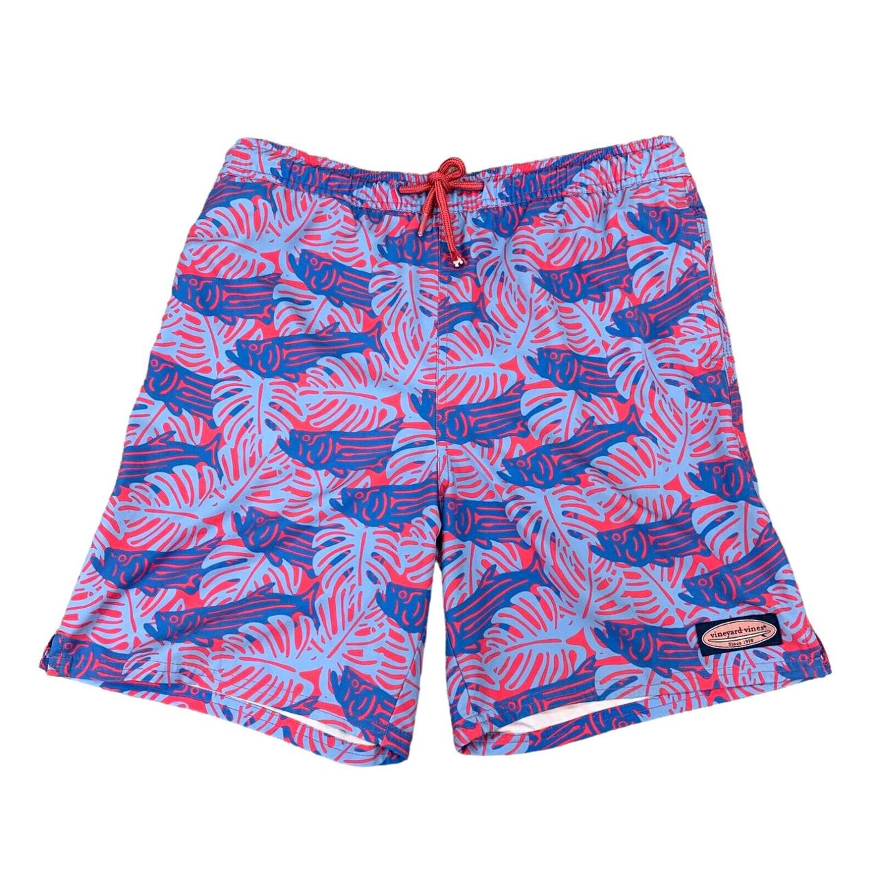 Vineyard Vines Chappy Swim Trunks Mens L Large Fish... Depop