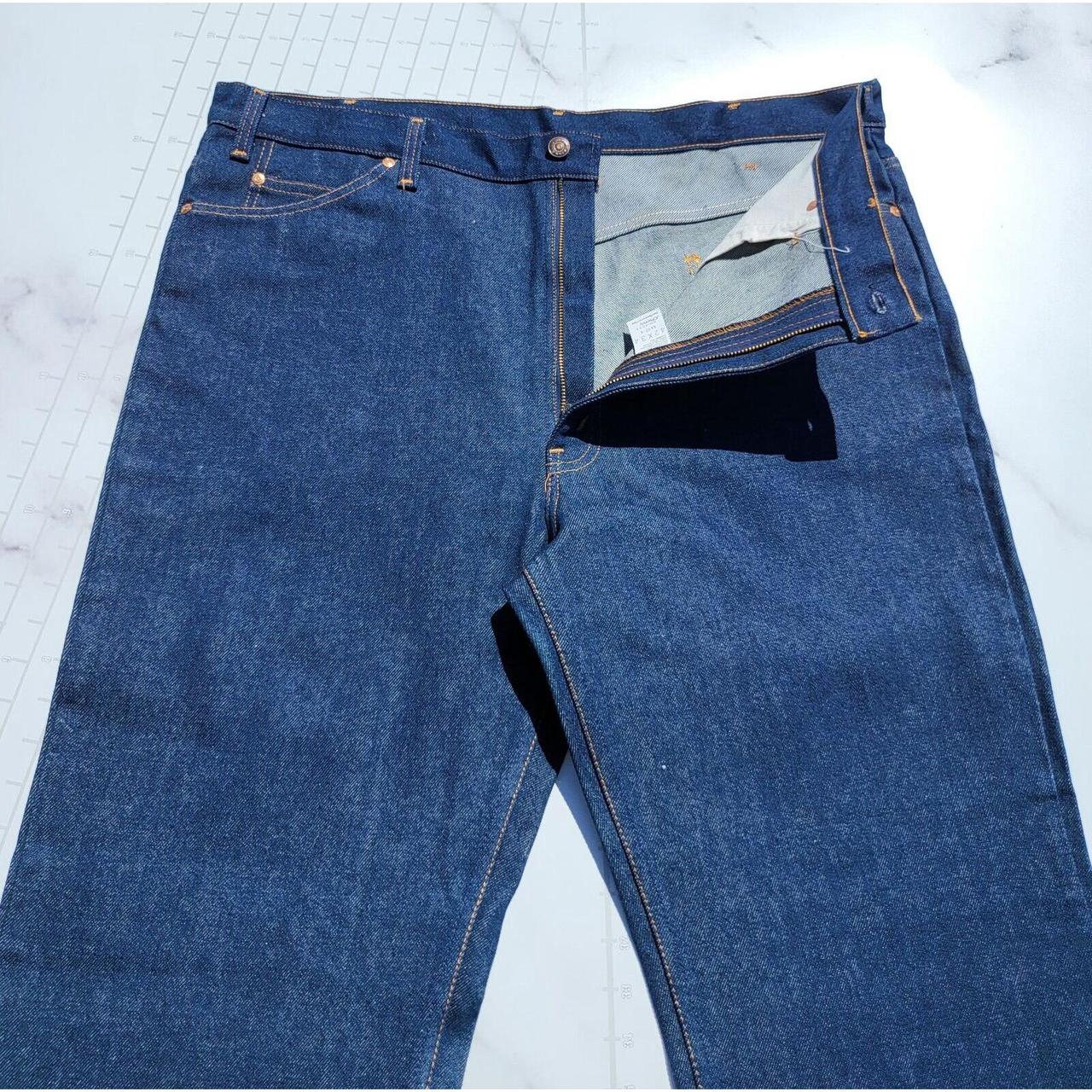 New Vintage Plain Pockets Jeans Size 42x34 Made in... Depop