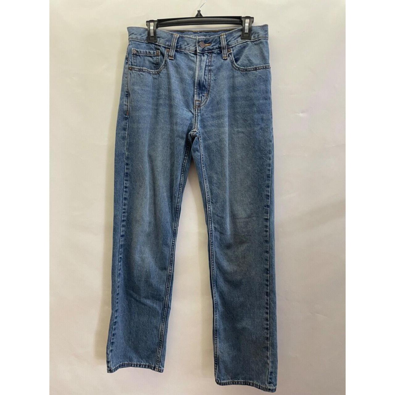 Old Navy Mens Jeans 30x32 Blue Faded Whiskering... Depop