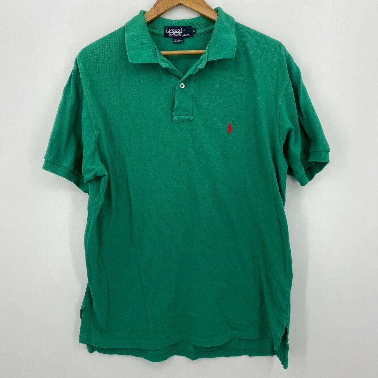 Polo Ralph Lauren Men's Green Polo-shirts | Depop