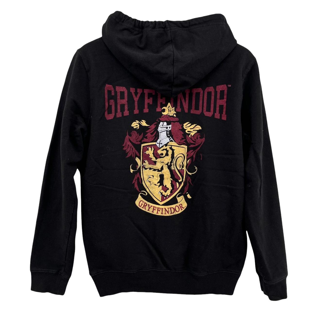 Harry Potter Full Zip Hoodie Big Gryffindor Large... Depop