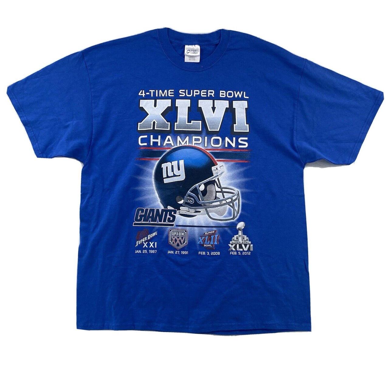 NFL Team Apparel NY Giants Super Bowl Champions long - Depop