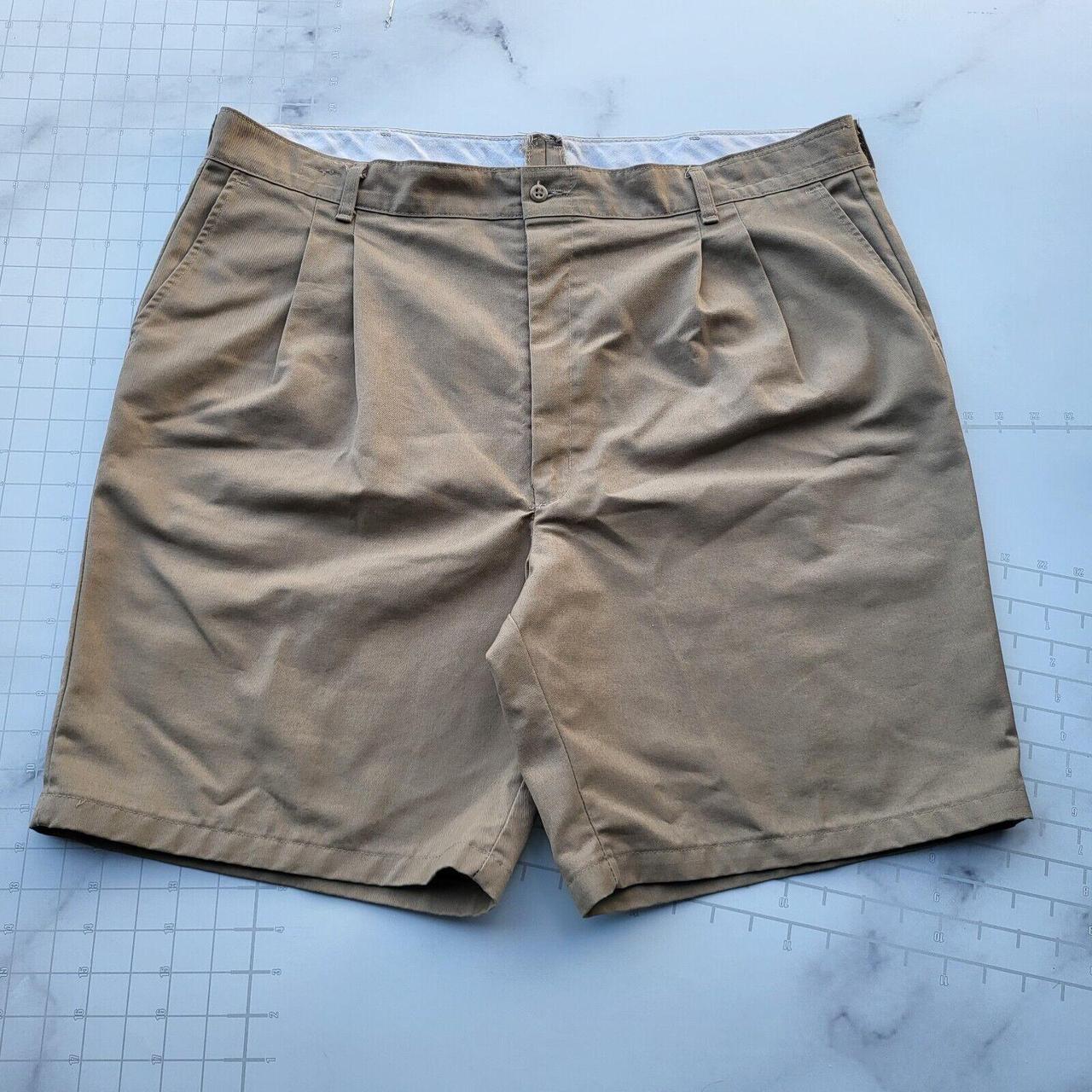 Red Kap Men's Brown and Red Shorts | Depop