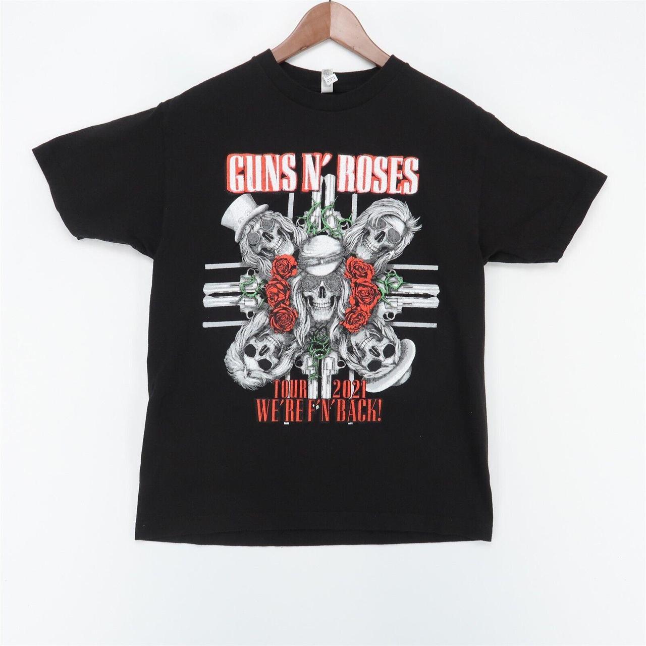 Guns N' Roses Concert Shirt Adult Medium Black We're... - Depop