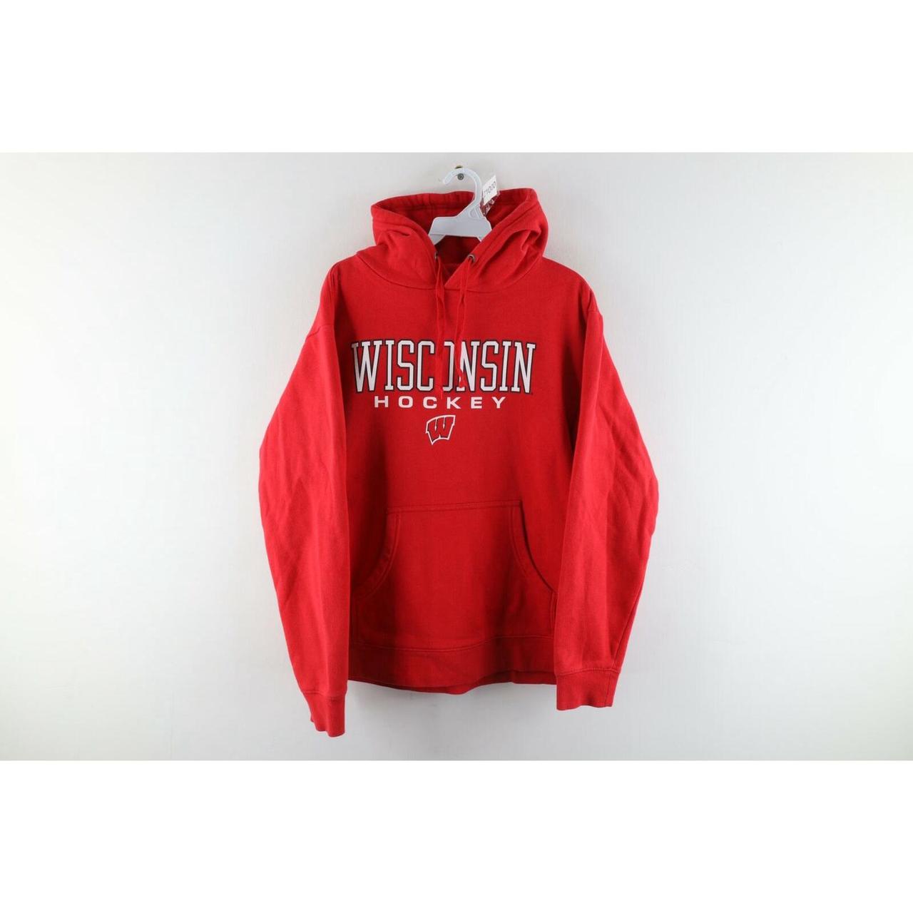 Mens Wisconsin Hockey Sweatshirts, Wisconsin Hoodie, Wisconsin Hoodies