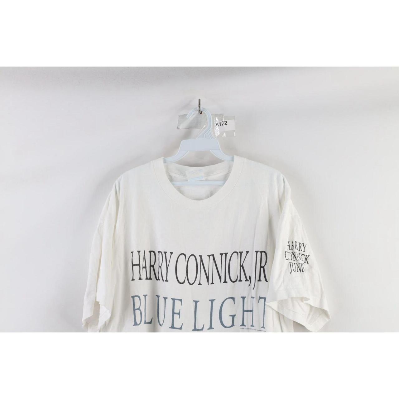 Vintage 90s Mens XL Harry Connick Jr Blue Light Red...