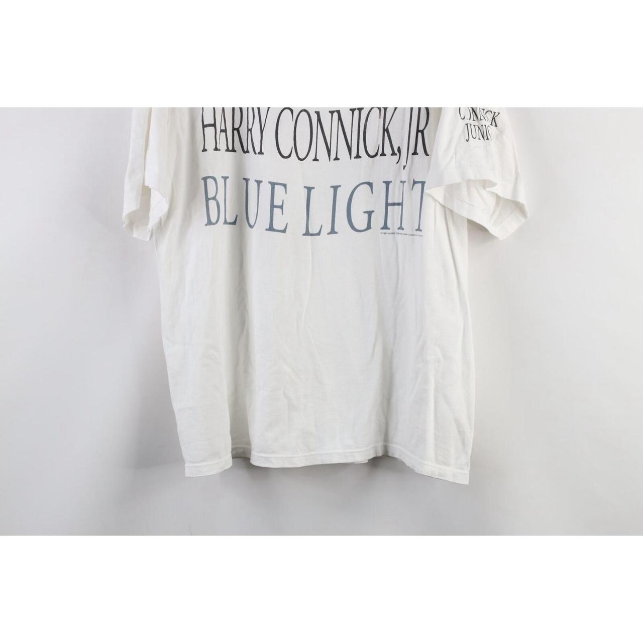 Vintage 90s Mens XL Harry Connick Jr Blue Light Red...