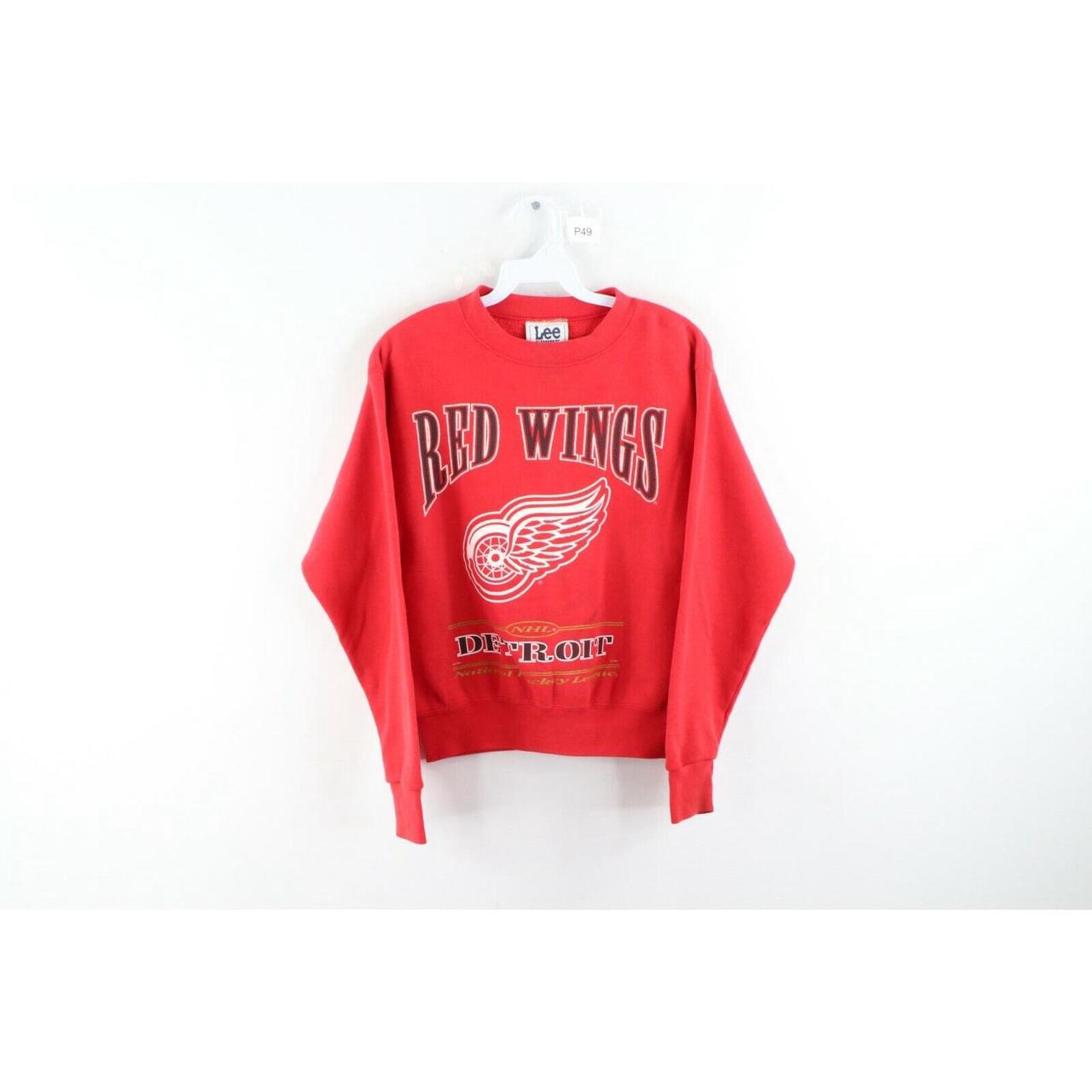 Detroit red wings sweater sweatshirt Size medium A - Depop