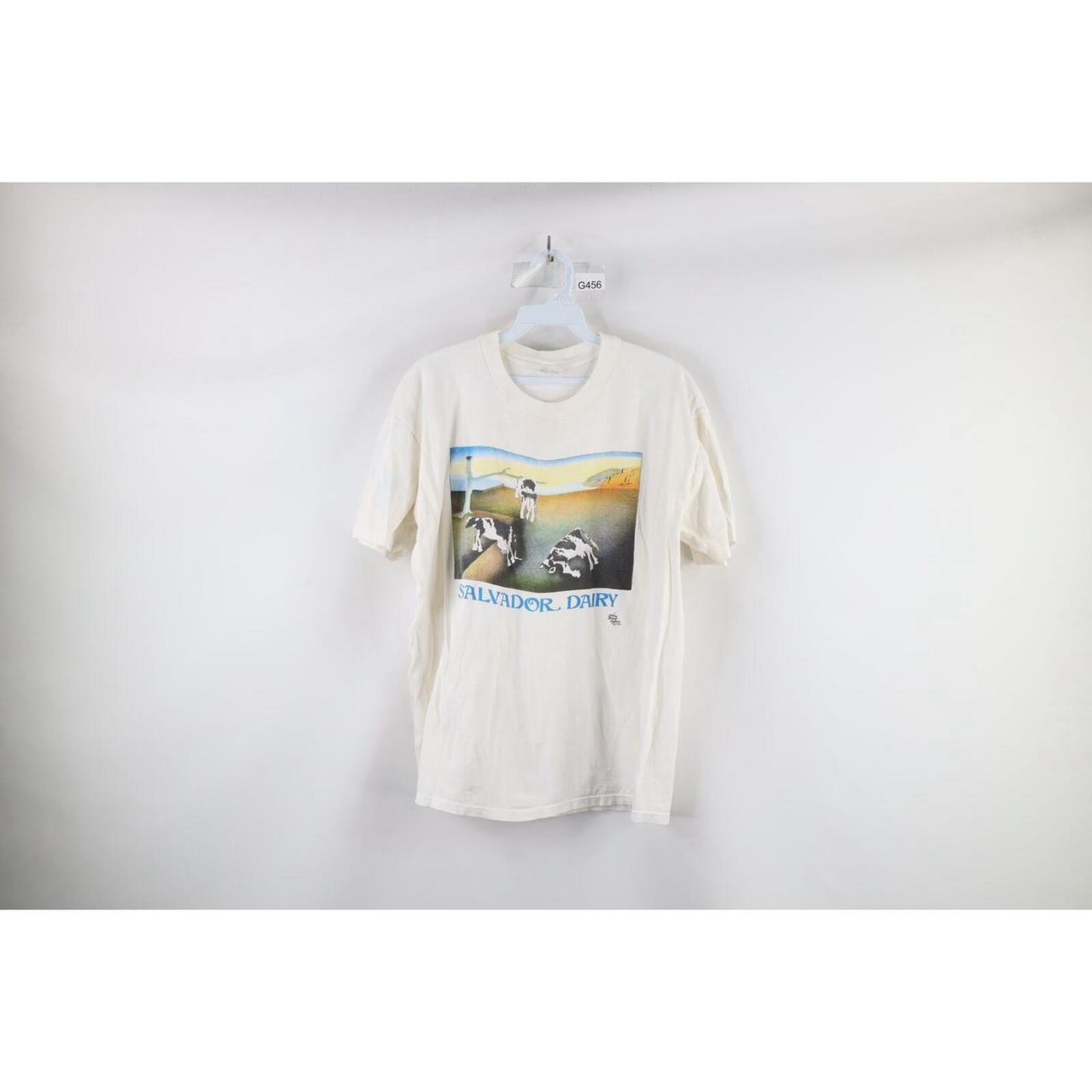 Vintage 80s Mens Large Salvador Dali Salvador Dairy... - Depop