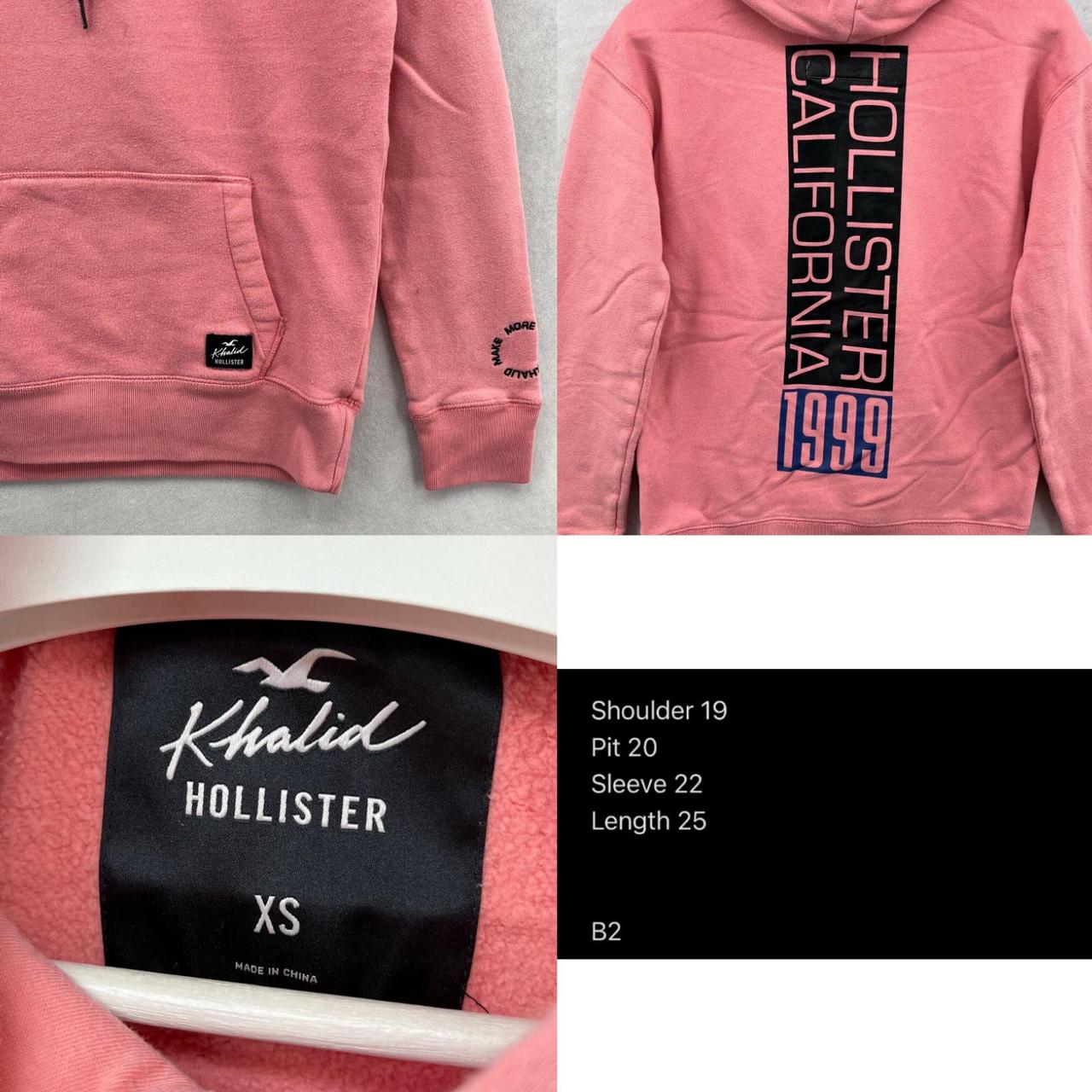 Hollister x Khalid Pullover Spellout Hoodie Size Depop