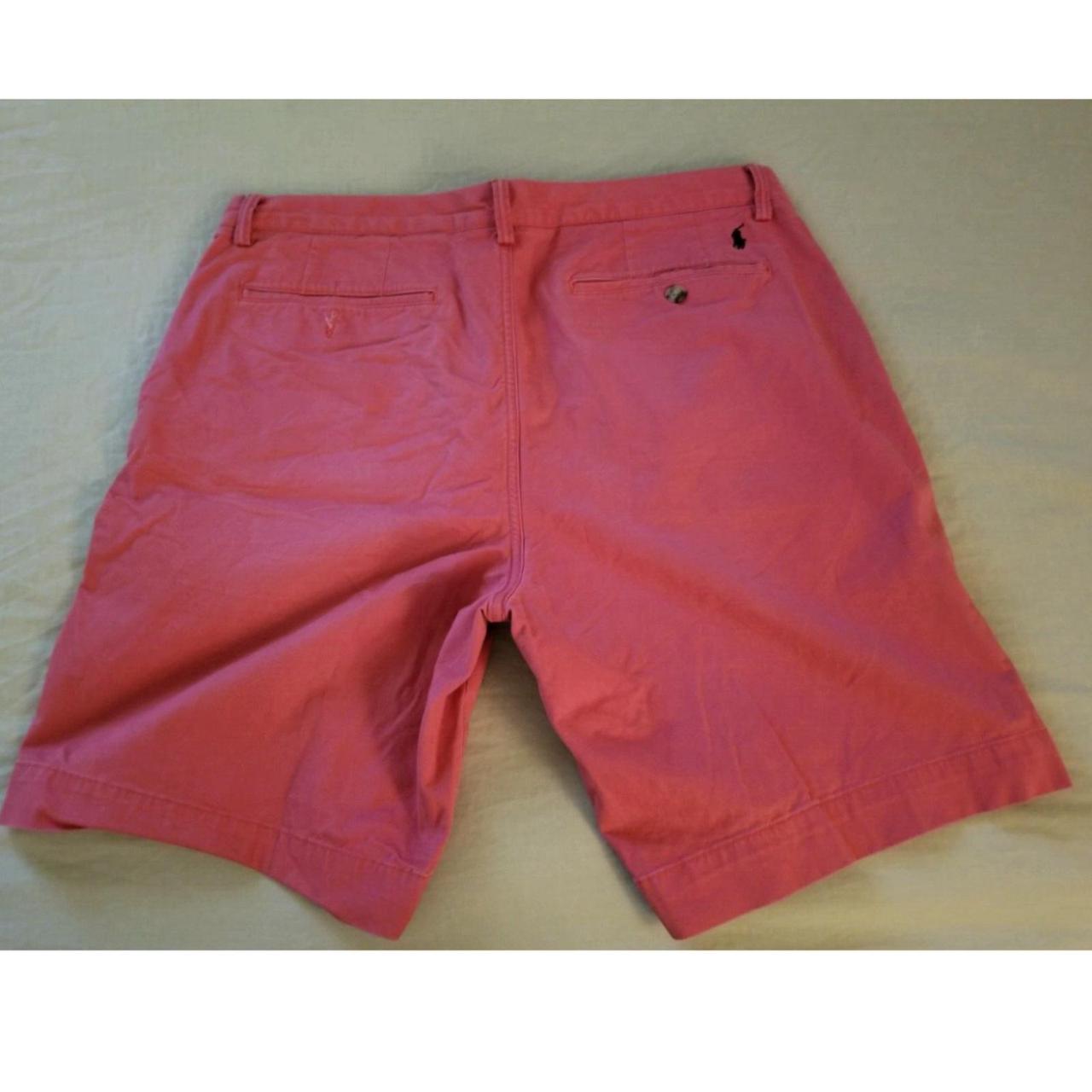 Pink khaki shorts best sale