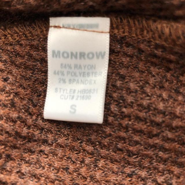 Brown Monrow Thermal Waffle Knit Joggers Lounge - Depop