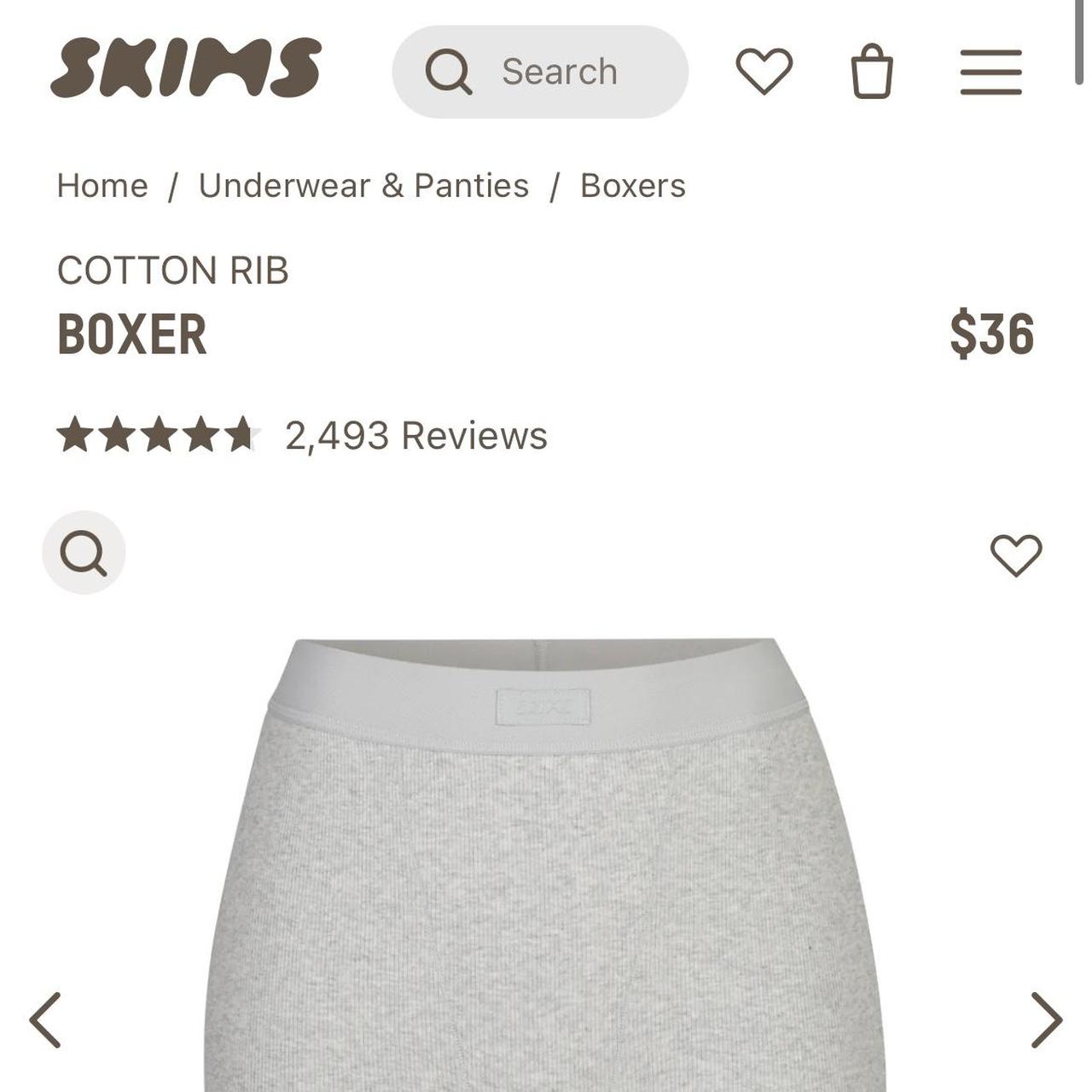 skims kyanite shorts medium(never worn) - Depop