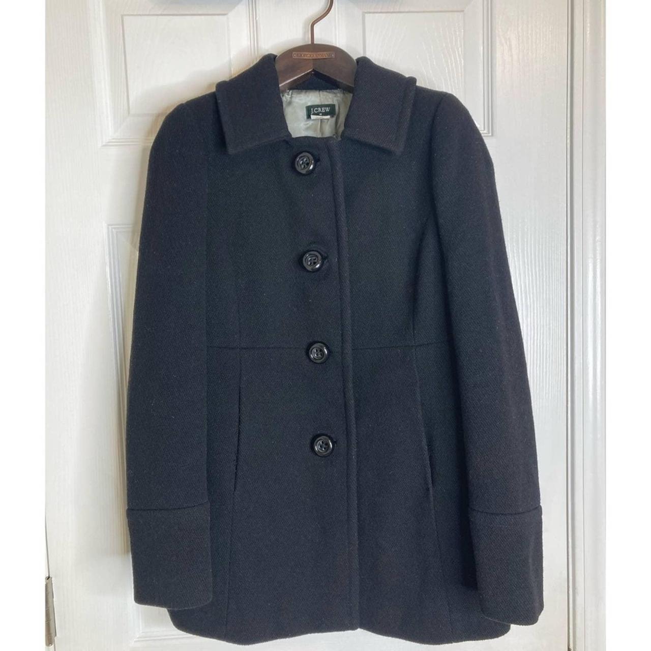 Pleated peacoat 2024