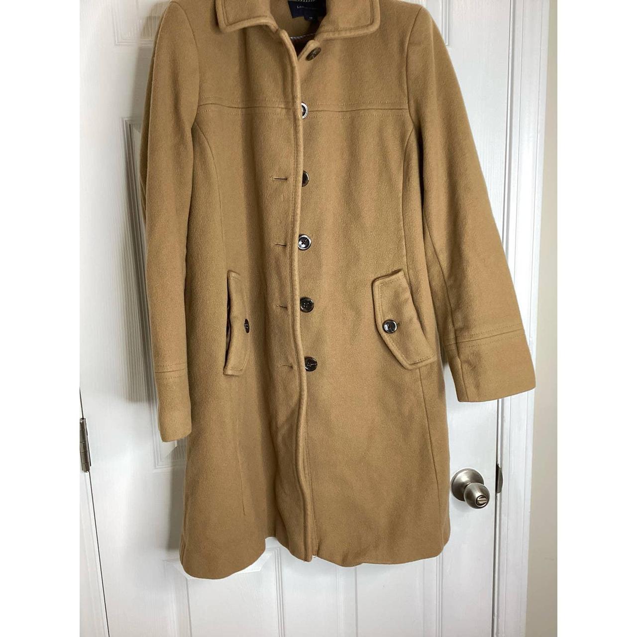 Lands end 2025 camel coat