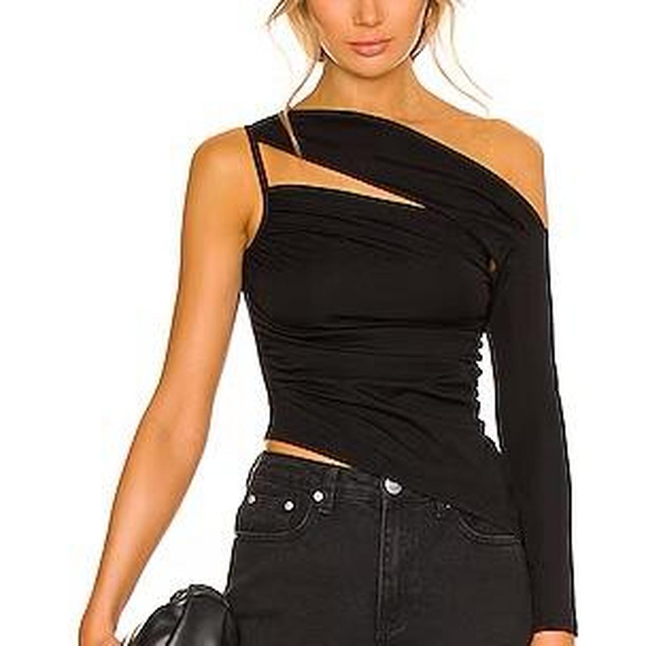 Superdown Women's Top - Black - S – Pixie Asymmet… - image 2