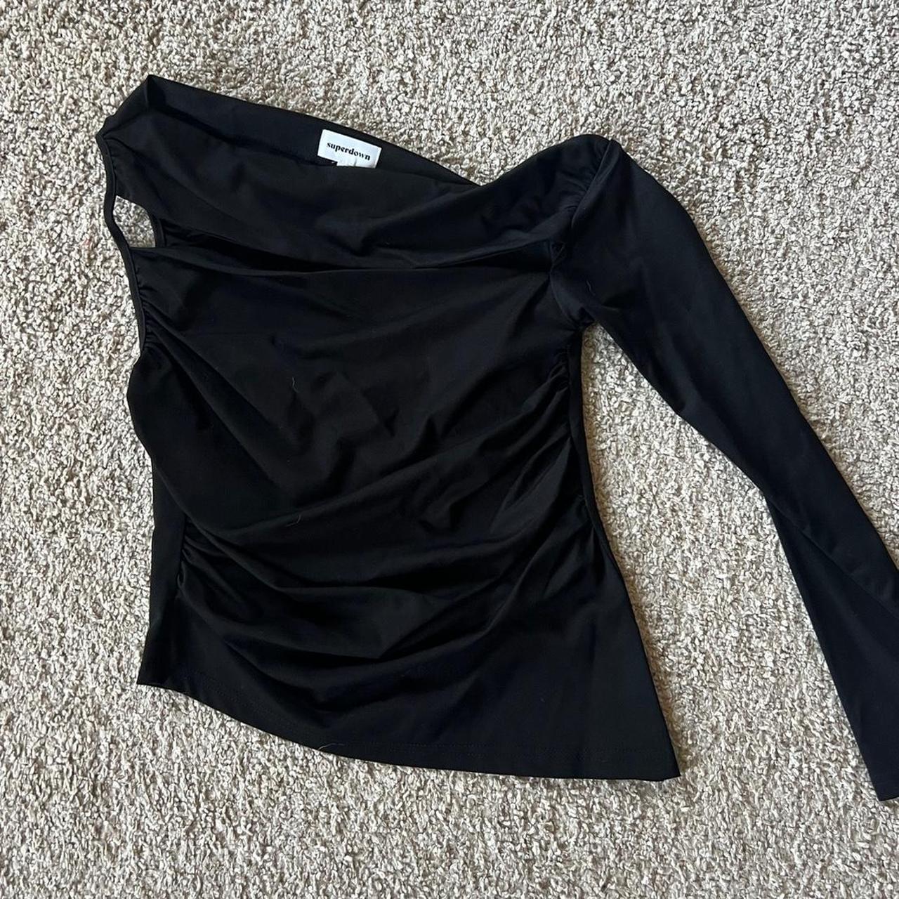 Superdown Women's Top - Black - S – Pixie Asymmet… - image 1